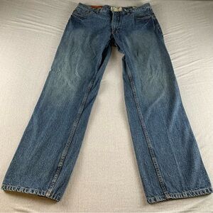 Vintage Y2K Timberland Jeans Mens 33x32 Baggy Wide Leg Street Wear Hip Hop Denim
